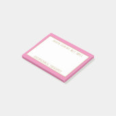 Stellentherapeut Post es notiert Post-it Klebezettel (angewinkelt)