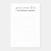 Stellentherapeut Post it Notes - Large Post-it Klebezettel (Vorderseite)