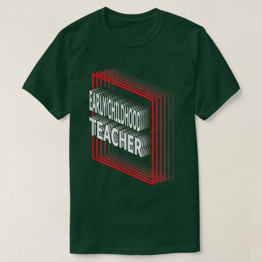 Stellenwert des frühkindlichen Lehrers T-Shirt (Design vorne)