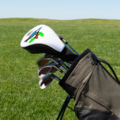Steller Blue Jay Monogram Golf Headcover (In SItu)