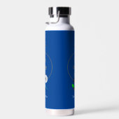 Steller Blue Jay Monogram Trinkflasche (Rechts)