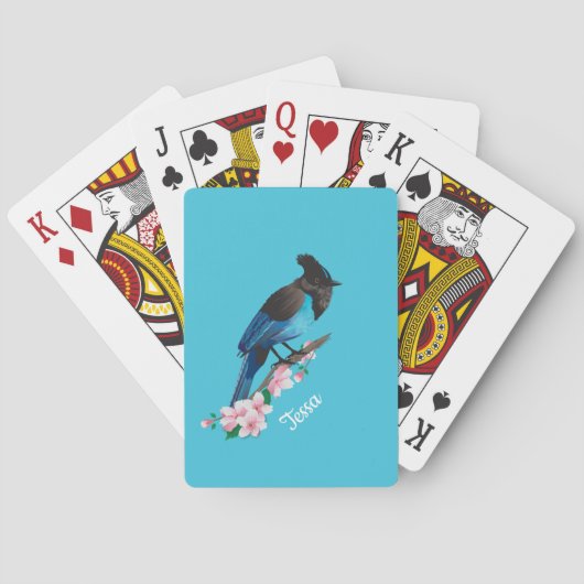 Steller Jay Bicycle Playing Cards Spielkarten (Rückseite)