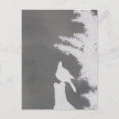 Steller-Jay-Silhouette Postkarte (Vorderseite)