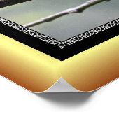 "Steller’s Jay" ~ Golden Frame Series 001 ~ Poster (Ecke)