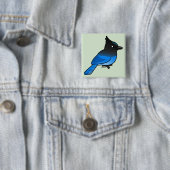 Stellers Jay Button (Beispiel)
