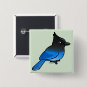 Stellers Jay Button (Vorne & Hinten)