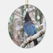 Stellers Jay Keramikornament (Links)