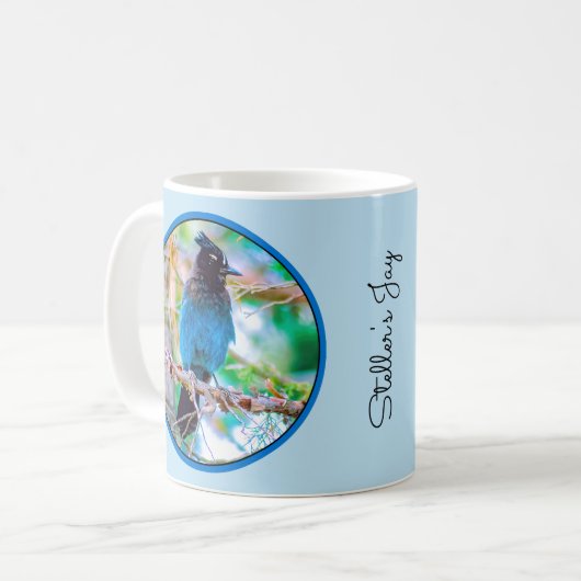 Steller's Jay - Original Foto Kaffeetasse (Vorderseite Links)