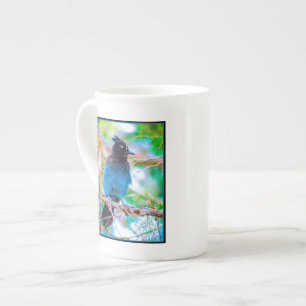 Steller's Jay - Original Foto Porzellantasse