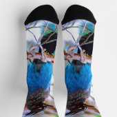 Steller's Jay - Original Foto Socken (Oben)