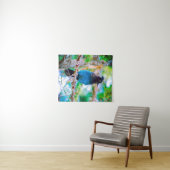Steller's Jay - Original Foto Wandteppich (Beispiel (Horizontal))
