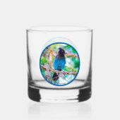 Steller's Jay - Original Foto Whiskyglas (Rückseite)