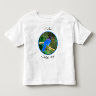 Steller's Jay Painting - Original Bird Art Kleinkind T-shirt