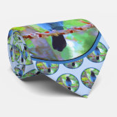 Steller's Jay Painting - Original Bird Art Krawatte (Gerollt)