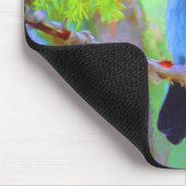 Steller's Jay Painting - Original Bird Art Mousepad (Ecke)