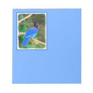 Steller's Jay Painting - Original Bird Art Notizblock