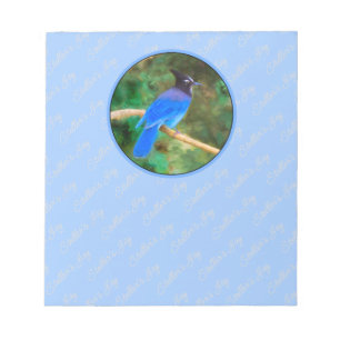 Steller's Jay Painting - Original Bird Art Notizblock