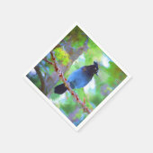 Steller's Jay Painting - Original Bird Art Serviette (Ecke)
