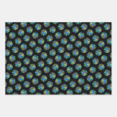 Steller's Jay Painting Original Wild Bird Art Geschenkpapier Set (Vorderseite 3)