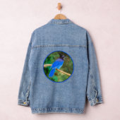 Steller's Jay Painting - Original Wild Bird Art Jeansjacke (Hangar)