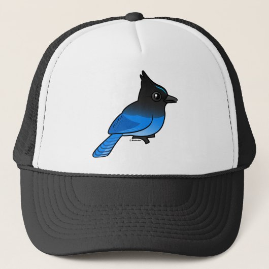 Stellers Jay Truckerkappe (Vorderseite)