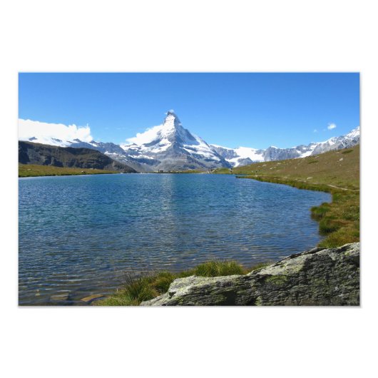 Stellisee, Walliser Alpen Fotodruck (Vorne)