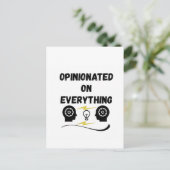 Stellungnahme zu allem postkarte (Stehend Vorderseite)