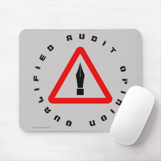 "Stellungnahme zur qualifizierten Prüfung" Mousepad (Mit Mouse)