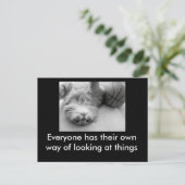 Stellungnahmen Postkarte (Stehend Vorderseite)