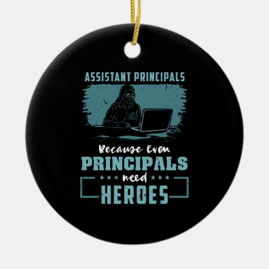 Stellvertretende Leiter Keramik Ornament (Vorne)