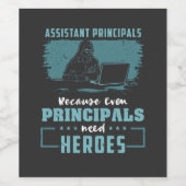 Stellvertretende Leiter Weinetikett (Einzelnes Label)