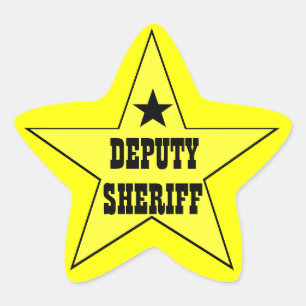 Stellvertretende Sheriff Stickers
