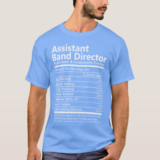 Stellvertretender Banddirektor Ernährungs- und T-Shirt