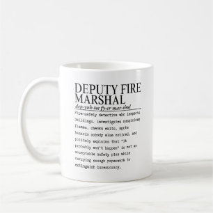 Stellvertretender Branddirektor Kaffeetasse