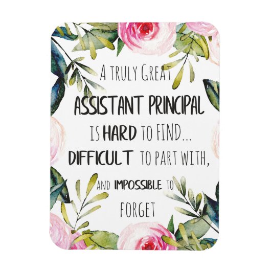 Stellvertretender Direktor - Dankeschön Magnet (Vertikal)