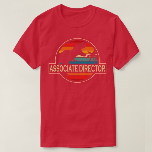 Stellvertretender Direktor Dinosaur T-Shirt (Design vorne)