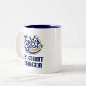 Stellvertretender Direktor-Geschenk (Welten am Zweifarbige Tasse (Vorderseite Links)