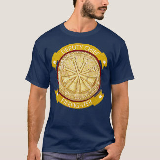 STELLVERTRETENDER FIREFIGHTER GOLD MEDALLION T-Shirt