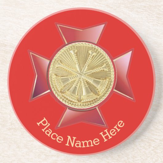 Stellvertretender Leiter der Abteilung für Brandbe Getränkeuntersetzer (Vorne)