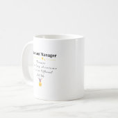 Stellvertretender Manager Kaffeetasse (Vorderseite Links)