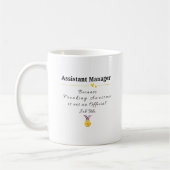 Stellvertretender Manager Kaffeetasse (Links)