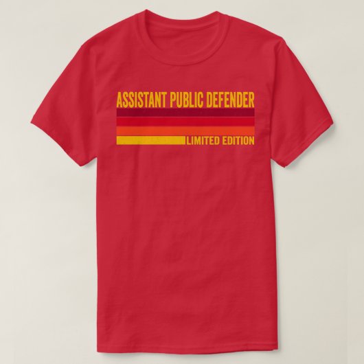 Stellvertretender öffentlicher Verteidiger T-Shirt (Design vorne)