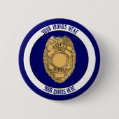 Stellvertretender Polizeichef Button (Vorderseite)