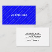 Stellvertretender Polizeidienst für Strafverfolgun Visitenkarte (Vorne/Hinten)