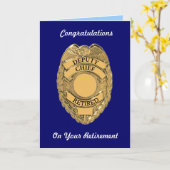 Stellvertretender Polizeivorstand Karte (Gelbe Blume)