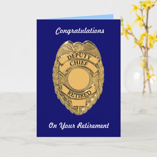 Stellvertretender Polizeivorstand Karte (Gelbe Blume)