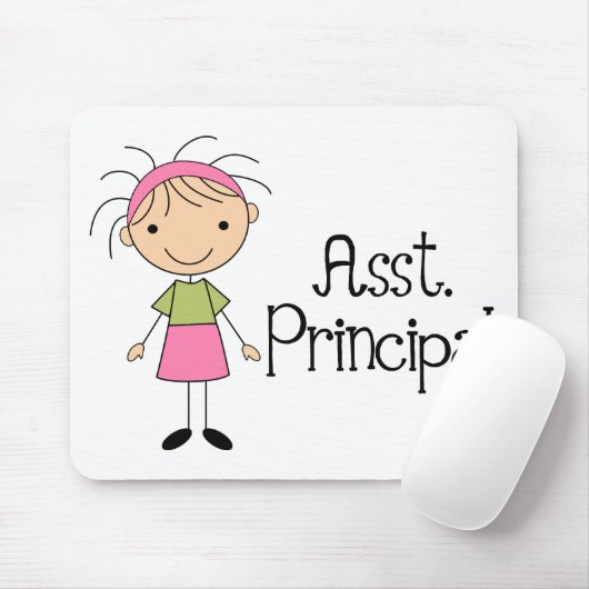 Stellvertretender Schuldirektor Mousepad (Mit Mouse)