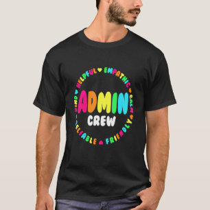 Stellvertretender Schulleiter Administratorenteam T-Shirt