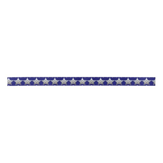 Stellvertretender Sheriff Abzeichen Satin Ribbon Satinband (Vorderseite)