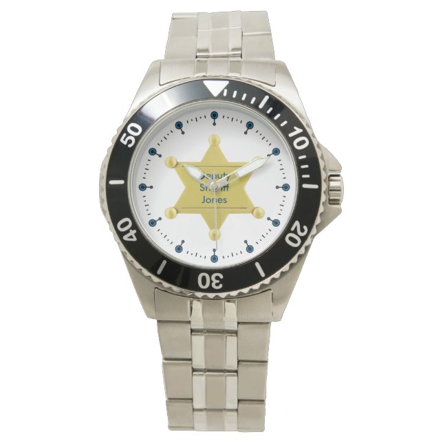 Stellvertretender Sheriff Custom Armbanduhr (Vorderseite)